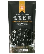 Black tapioca pearls - flavour: black sugar - 210 g