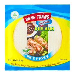 Rice paper for spring rolls round - 400 g