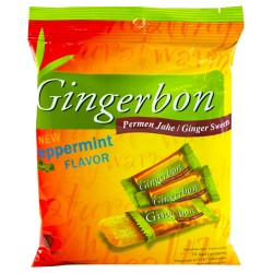 Bonbóny Gingerbon - Máta peprná - 125 g