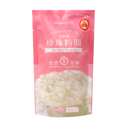 Tapioca pearls - flavour: lychee - 250 g