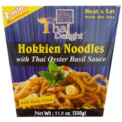 Hokkien noodles with Thai oyster and basil sauce - 330 g